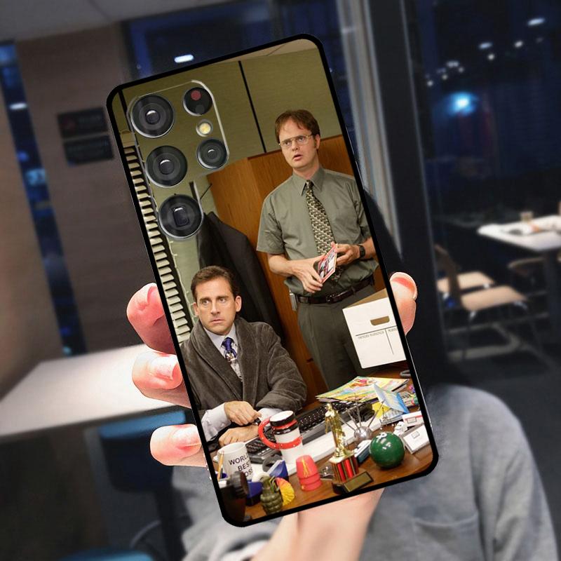 The Office Michael Scott Case For Samsung Galaxy S22 S23 Ultra S21 S20 FE S9 S10 Note 10 Plus Note 20 Ultra Cover