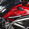 LED Decorative Winglets Body Trim Sticker Fairing Air Deflectors For Increased Motorbike And Electric Bike Visibility 2x