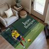 Soccer Player Action Carpet Suitable for Game Room Bedrooms Balcony Playrooms Antislip Carpet Decorate Offices Wedding Party Gift
