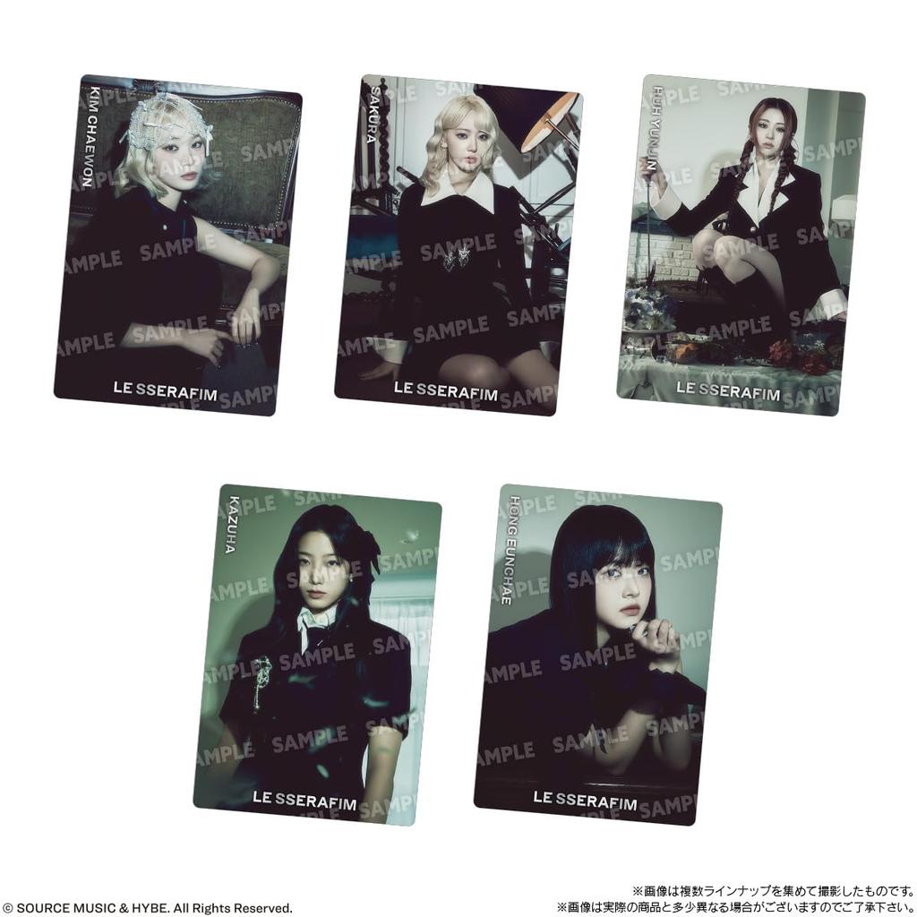 Bandai LE SSERAFIM Twin Wafers Candy 'CRAZY' (20 Pieces) Toys/Semi-Chocolate (LE SSERAFIM)