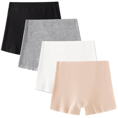 AILIWINA Boxer Sport Elastische Sportunterwäsche von hochgeschnittenen Boy-Leg-Shorts, Damenshorts, Schweißableitend, Atmungsaktiv, Hosen, Damen (Satz 4)