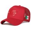 Casquettes de Baseball unisexes avec étiquette d'aigle mexicain, chapeau de protection solaire décontracté réglable pour l'extérieur, printemps et été