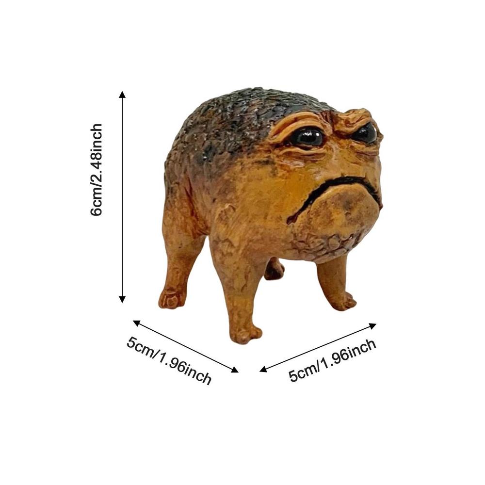 

Weird Frog Statue Garden Statues Yard Art Resin Fun Novelty Ugly Weird Outdoor Garden Statue For Patio Lawn Porch Flower Bed