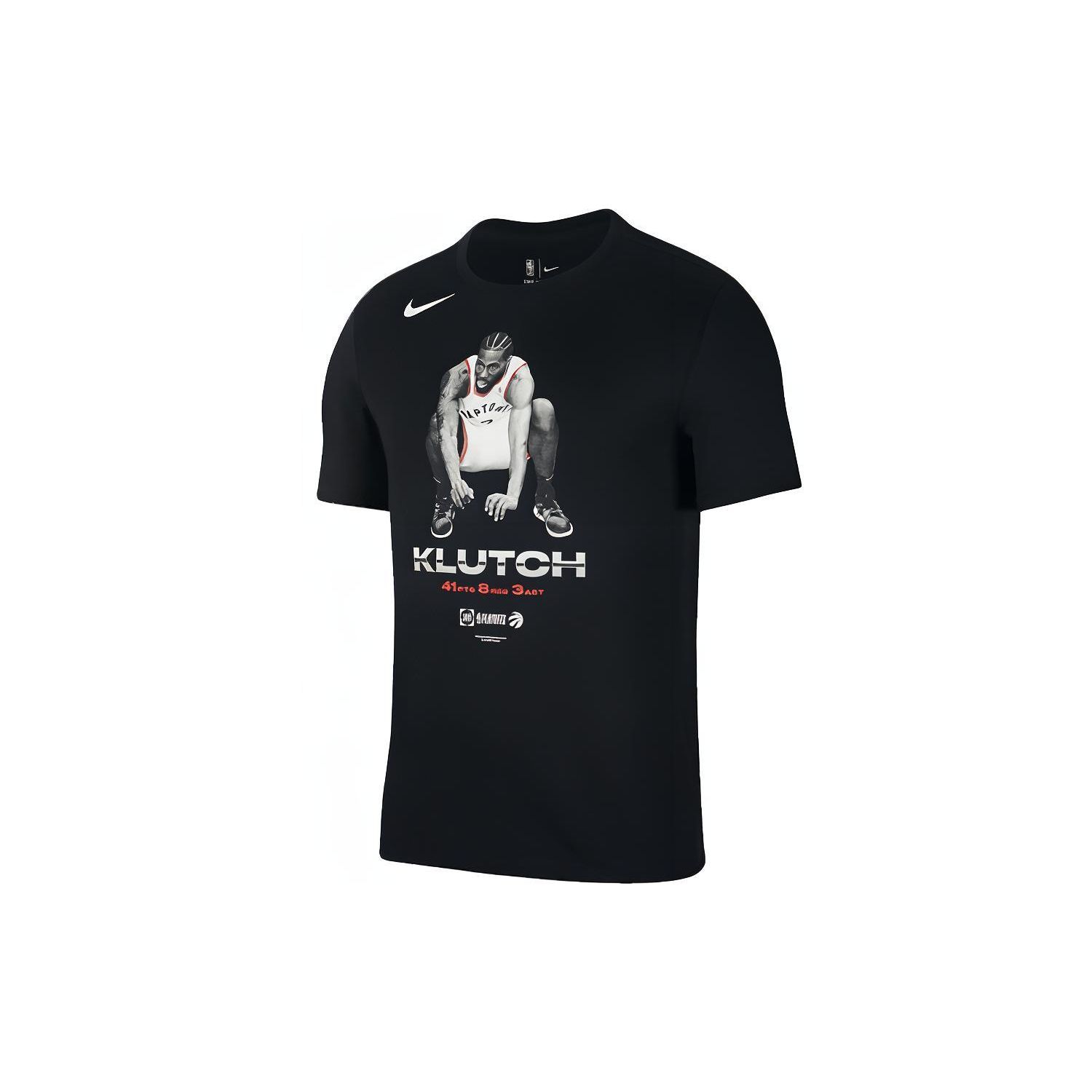 Nike Футболка Playoffs NBA 2019 Toronto Raptors Kawhi Leonard 41 Pts Buzzer-Beater, мужские топы, черные CV9016-010 S