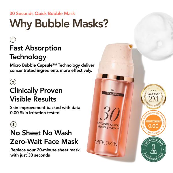 [TREASURE X MENOKIN] 30-Sec Bubble Mask Trio Set + OT10 Photocards & ID Photos (Limited Edition)