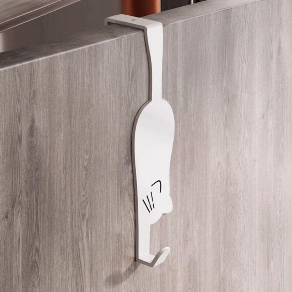 

Самоклеящийся крючок для хранения кошачьих вещей, железный крючок на дверь, милая вешалка для хранения пальто 3