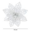 Christmas Star Flowers 6 Pcs White [Se-Gb22]