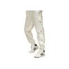 Puma Elasticated Waist Joggers With Embossed Logo Button Cuffs Unisex Bottoms White 539525-65