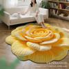 3D Flower Living Room Decoration Carpet Bedroom Bedside Carpet Bathroom Absorbent Mat