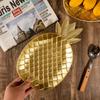 Snack Dish Pineapple & Leaf Shaped Dessert Shelf Serving Tray Fruit Rack Jewelry Storage Tray