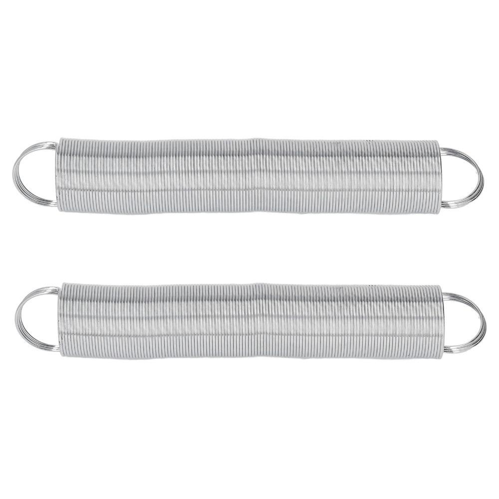 2Pcs Stainless Steel Livestock Fence Spring Super Elasticity Metal Fence Gate Livestock 2Pcs