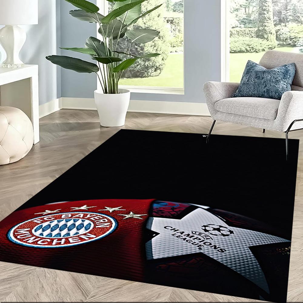 Bayern Munich Floor Mat Perfect for Game Room Entryway Kitchen Hallway Anti-slip Rug Anime Office Decor Perfect Birthday/Christmas Gift Idea