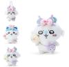 Chikawa Yukikawa Dog Self-mocking Bear Plush Toy Funny Animal Shape Soft Pp Cotton Filling 20cm Teddy Bear 10cm Hanging Pendant