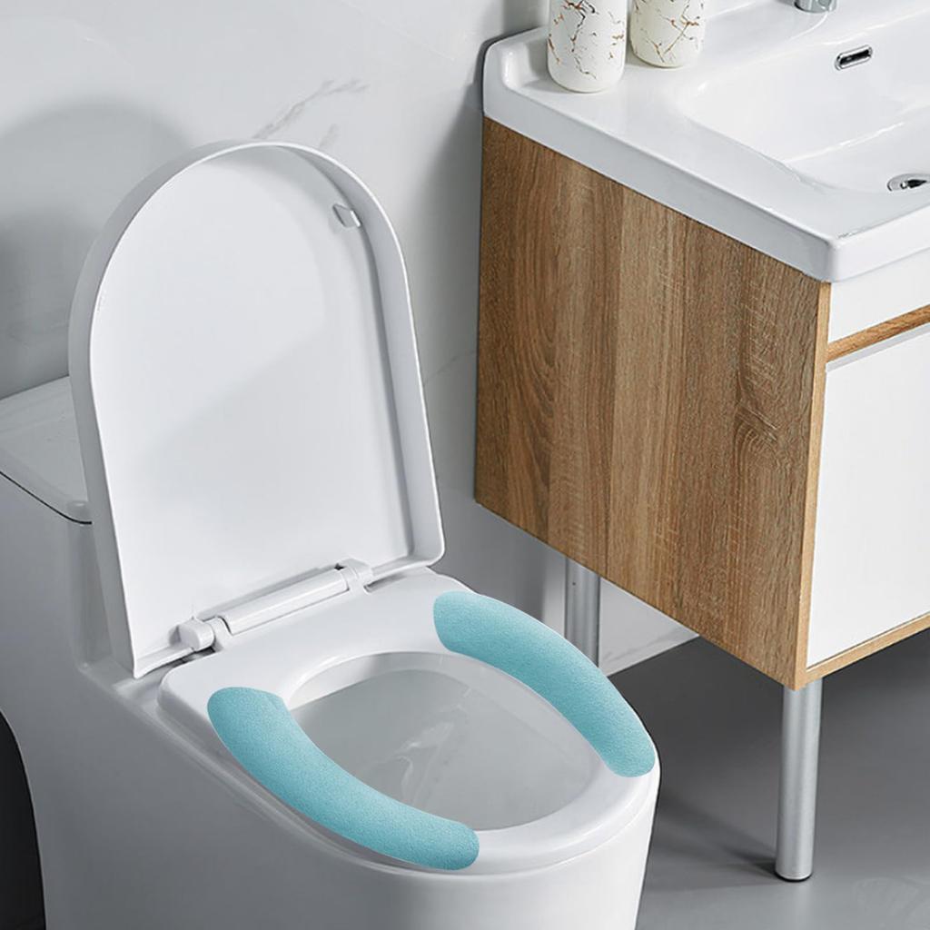 Siawadeky Disposable Toilet 24 Toilet Seat Paste Toilet Easy To Sitting Compatible with Square Toilet Stain Stays In Odor Unisex Seats, Pairs, Cover,