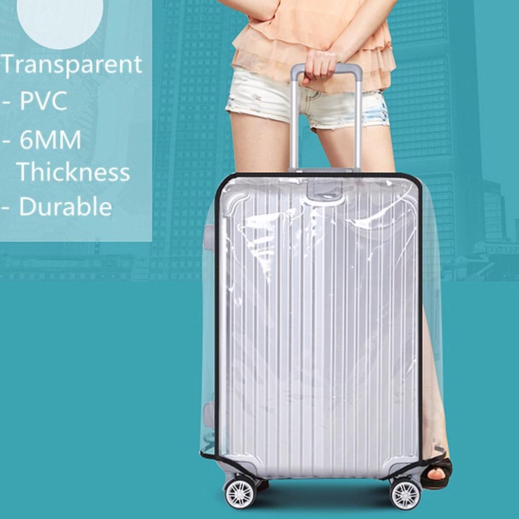 Buy 20 22 24 26 28 30Inch Suitcase Luggage Protective Cover Dust Bag PVC Transparent Covers For