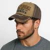 Unisex Vintage Baseball Cap Washed Cotton Black Letter Embroidery Hat for Men Women Casual Outdoor Sports