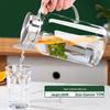 Dinghong 1.95L Heat-Resistant Glass Pitcher with Tea Infuser