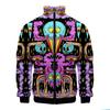 Neue lustige Graffiti-Muster 3D-Jacke Herren und Damen Harajuku Hip-Hop neue Jacke lässiges Reißverschluss Sweatshirt Jacke
