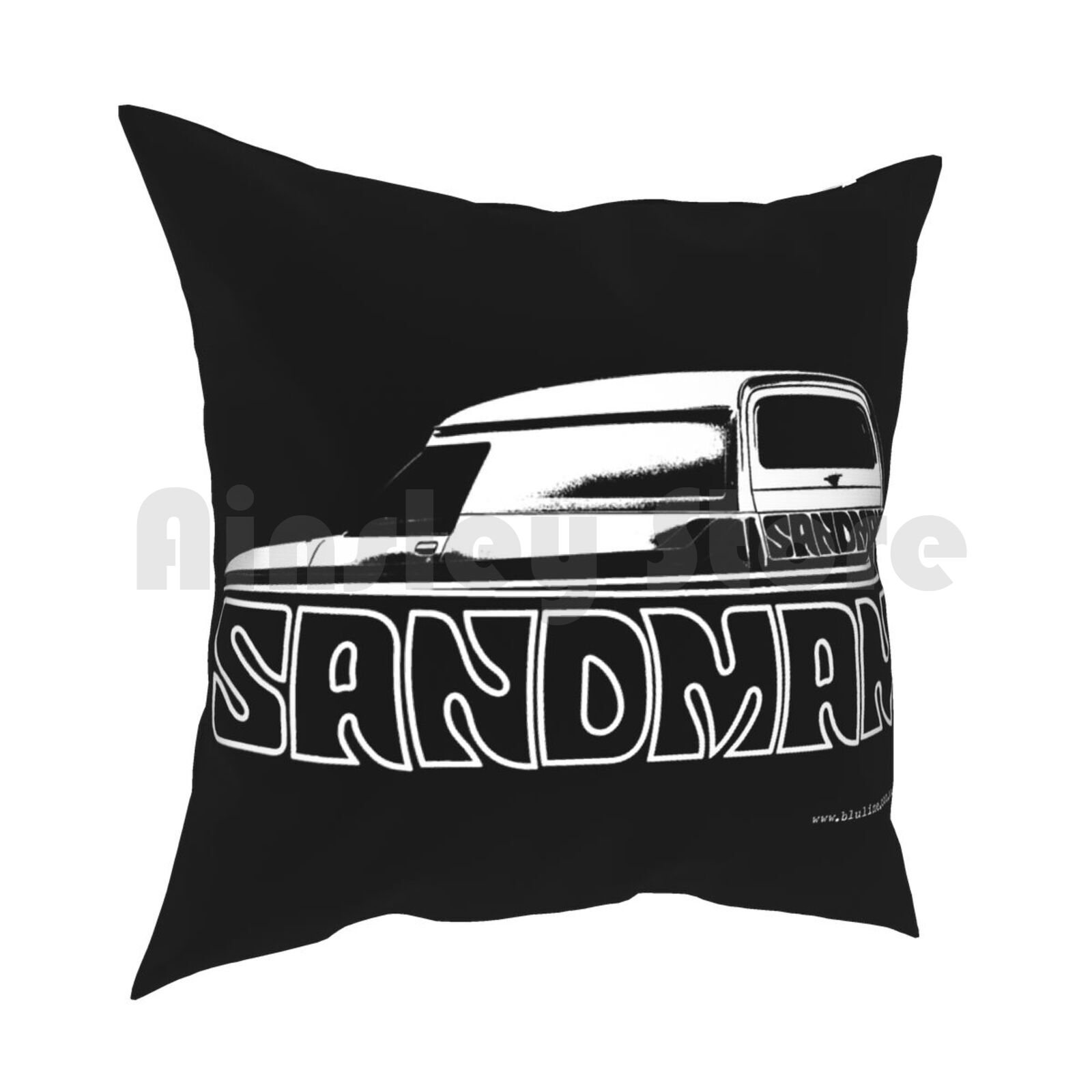 Holden Sandman Panel Van  Pillow Case Printed Home Soft Throw Pillow Holden Sandman Panel Van Blulime Watercolor 30cmx30cm