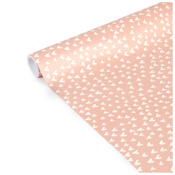 Papier Cadeau - Clairefontaine - Tiny Rolls - Coeurs Colorés - 5m X 35cm - Qualité Supérieure