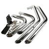 XL883 Motorcycle Exhaust Pipe Electroplated Muffler for 2004-2013 Models