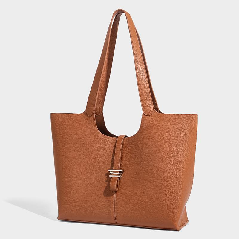 

High-End Wind Chime Bag 2025 New Fashion Versatile Handheld Basket Bag Niche Commuter Shoulder Crossbody Bag коричневый