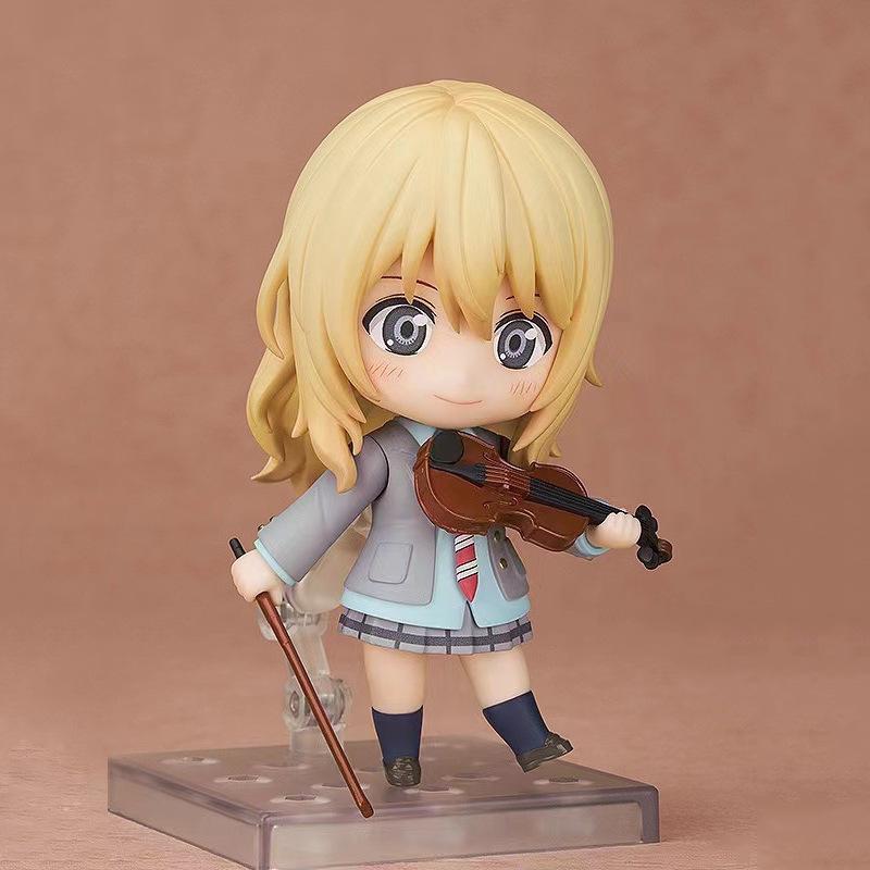 2026 Neu 10cm Miyazono Kaori Shigatsu wa Kimi no Uso #2113 Actionfigur Spielzeug Puppe Weihnachtsgeschenk mit Box