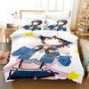 ŌOzora-Subaru Bedding Set Single Twin Full Queen King Size Bed Set Aldult Kid Bedroom Duvetcover Sets 3D Anime Kawaii bed
