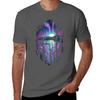Night With Aurora Tshirt Simple Casual Short Sleeve Tee