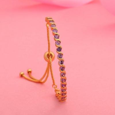 Armband Candy mit blauen amerikanischen Diamanten Armband für Frauen (einstellbar)