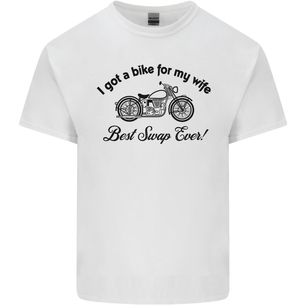 

Wife Funny Motorbike Biker Motorcycle Mens Light Cotton T-Shirt 2XL