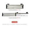 Heavy Duty Pull-Out Closet Valet Rod Adjustable Wardrobe Clothing Rail Top Mount Wardrobe Hanger Rack Bar Ball Bearing Slide