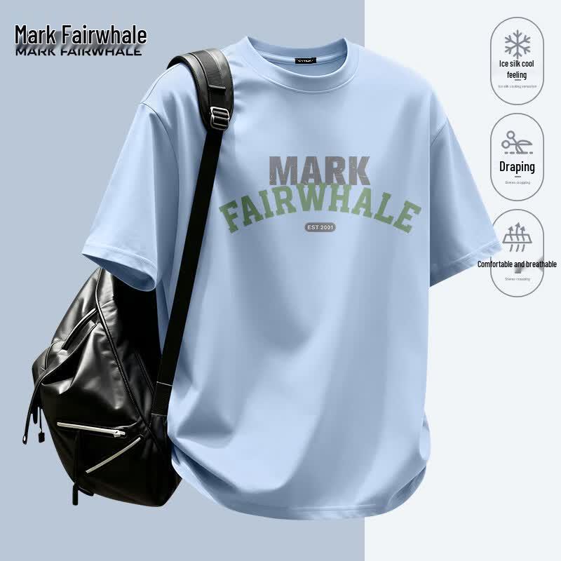 Mark Fairwhale Men's Ice Silk Cooling Short Sleeve T-Shirt