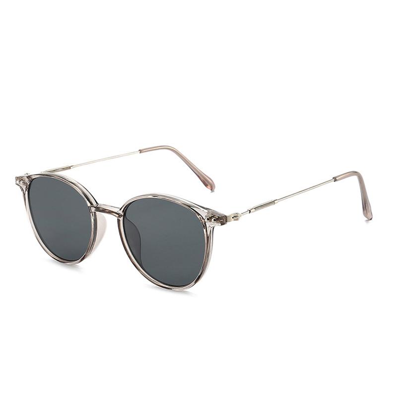 Classic Retro Round-Frame Sunglasses, High-Definition, Sun Protection & UV Resistant, For Daily Streetwear 559