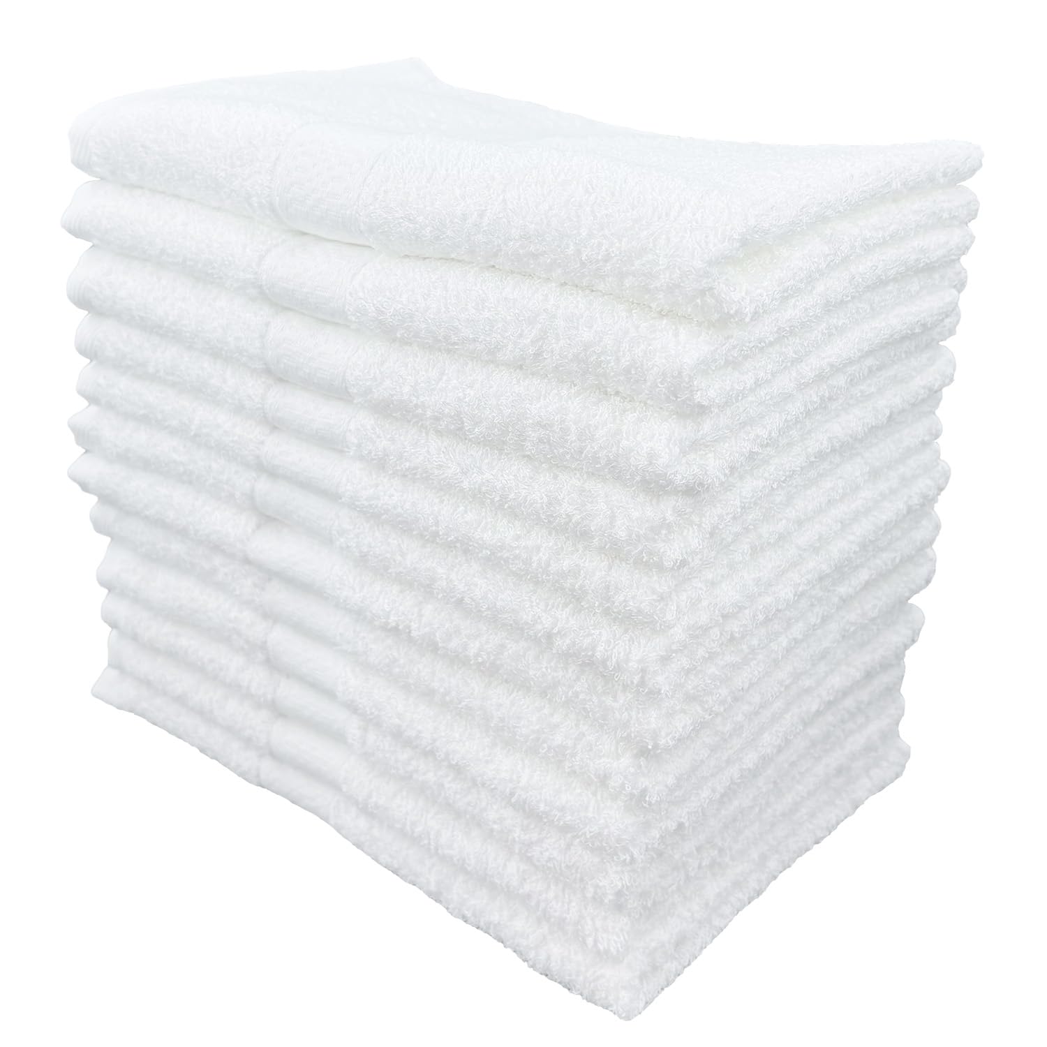 

Sensyu Towel ER-30 White, 12-Piece Set, Plain White Towels, Made in Japan, 100% Cotton, 34 x 100 cm, Extra Heavyweight, 300 Momme, Commercial Use
