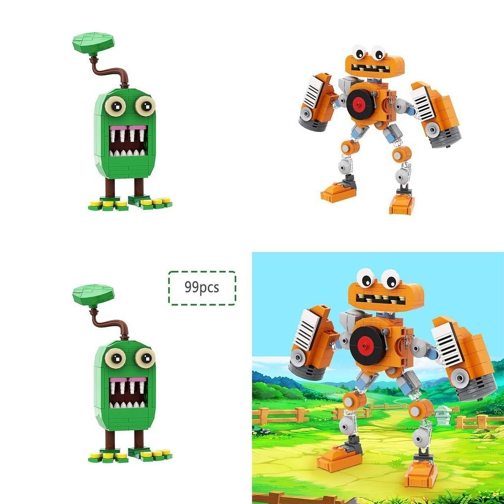 My Singing Monsters Building Blocks Rare Wubboox With 246pcs Of Abs Small Particles Puzzle Toy