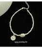 S925 Sterling Silver Korean Bamboo Pearl Heart Bracelet - Women's Niche Cold Style Trendy Jewelry