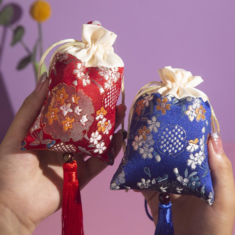 Drachenbootfest Moxa-Säckchen, leere Tasche, Brokat, Hanfu mit Mückenschutz-Säckchen, Beutel, Auto-Anhänger