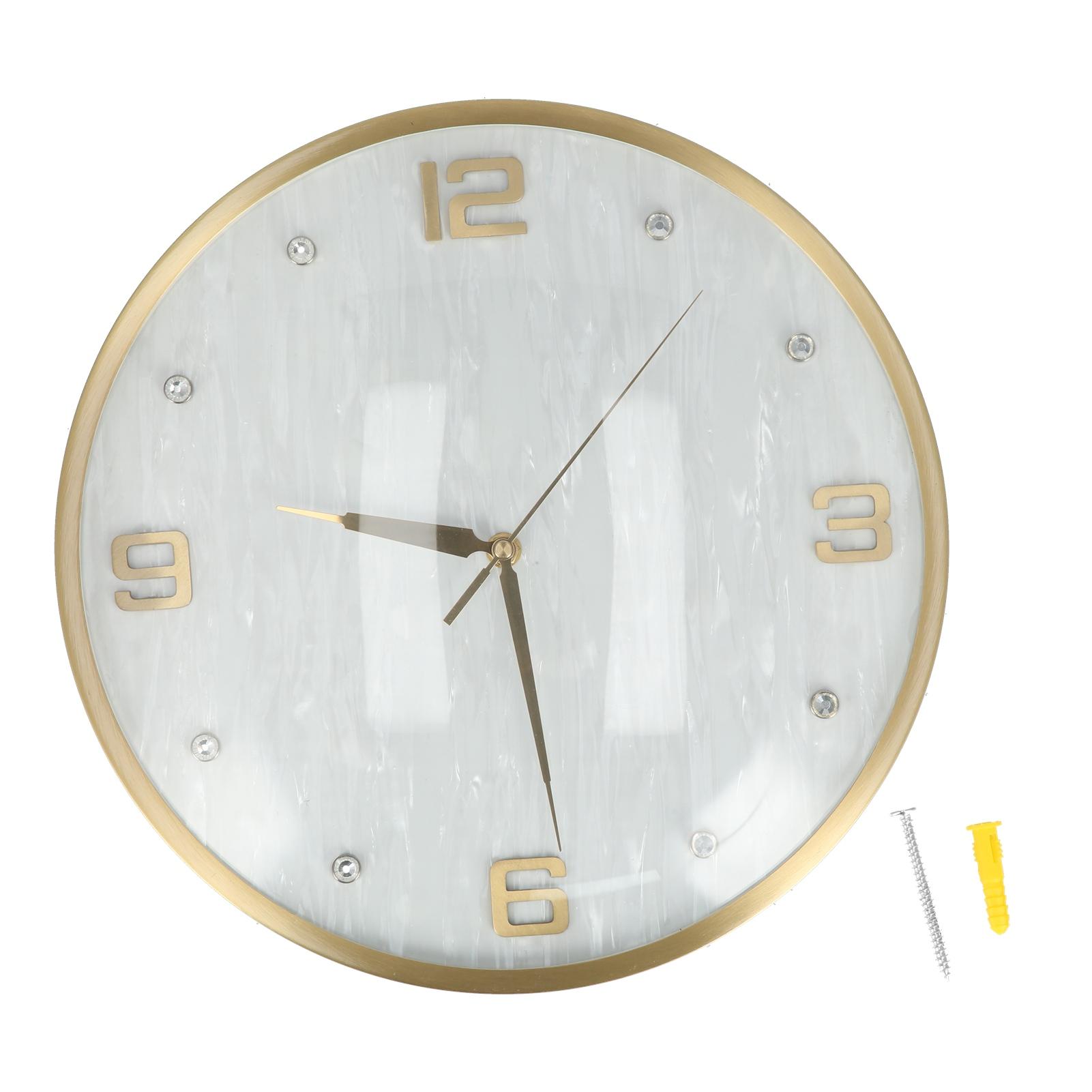 

Nordic полностью медные настенные круглые часы для дома, гостиной, кухни, офисаJY81027