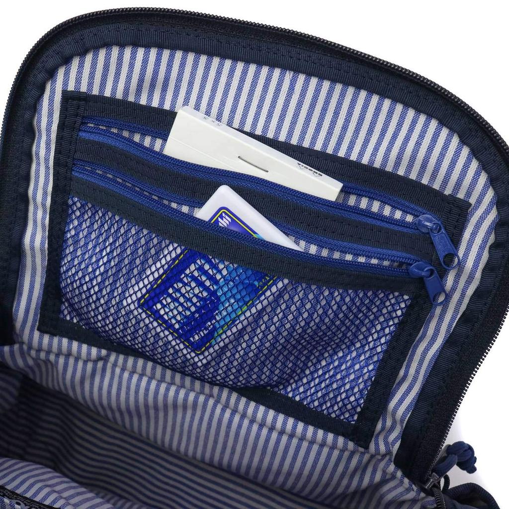 Moz ZZEI-05 Round Backpack, Unisex, Large Capacity, Lightweight, with Reflectors, for Men and Women (Navy)