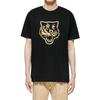 ONITSUKA TIGER Graphic Logo Graphic Tee Fashion Round Neck Pullover Short Sleeve Drop Shoulder T-Shirt Unisex Tops Black 2183A950-004