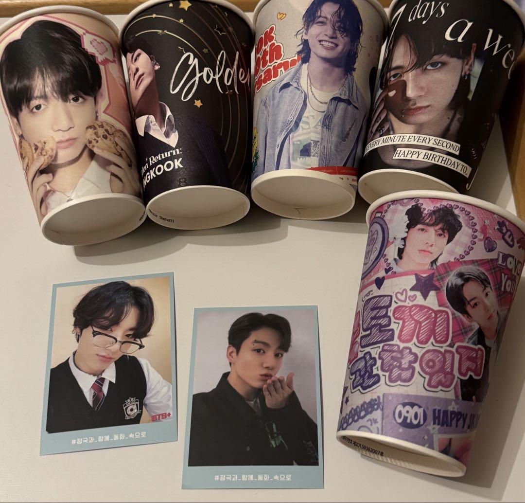 

[Б/У] BTS ЧОНГУК Jungkook Мерч Подстаканник Моккуним