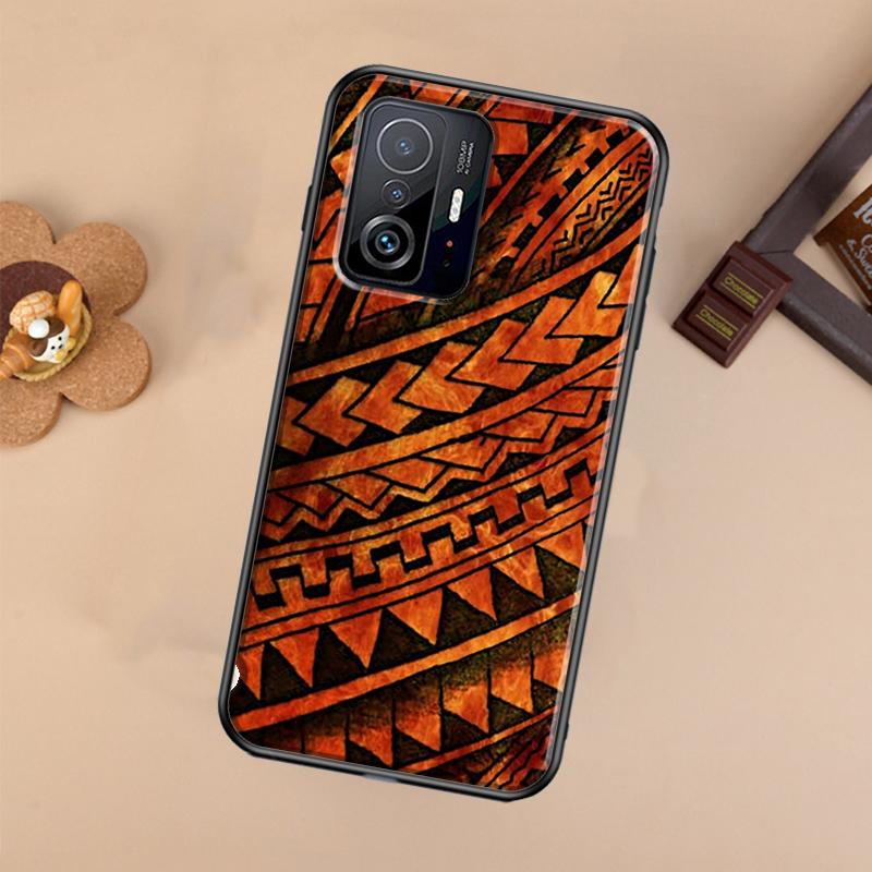 Maori Tribal Samoan Polynesian Case For Xiaomi 13 14 Ultra 11T 12T 13T 14T Pro POCO X7 Pro X3 X5 X6 F3 F5 F6 M6 Pro Cover