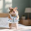Hamster Dress Knitted Pet Dress for Guinea Pigs Hamster ,Small Animals Dress Photo Props Holiday Party Clothes