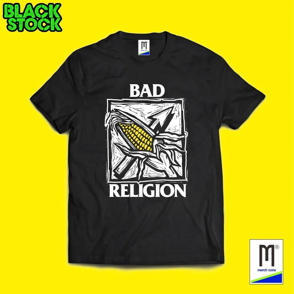 Unisex Short Sleeve Crew Neck Cotton T Shirt Bad Religion M