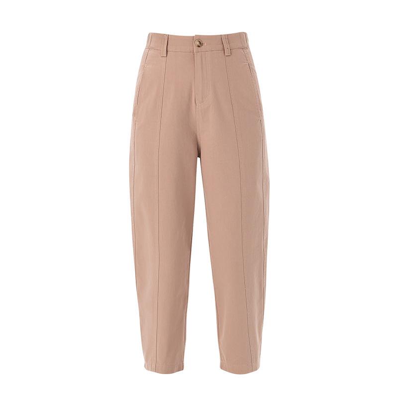 Guangmei Women s High Waist Tencel-Cotton Harem Pants - Spring/Summer 27