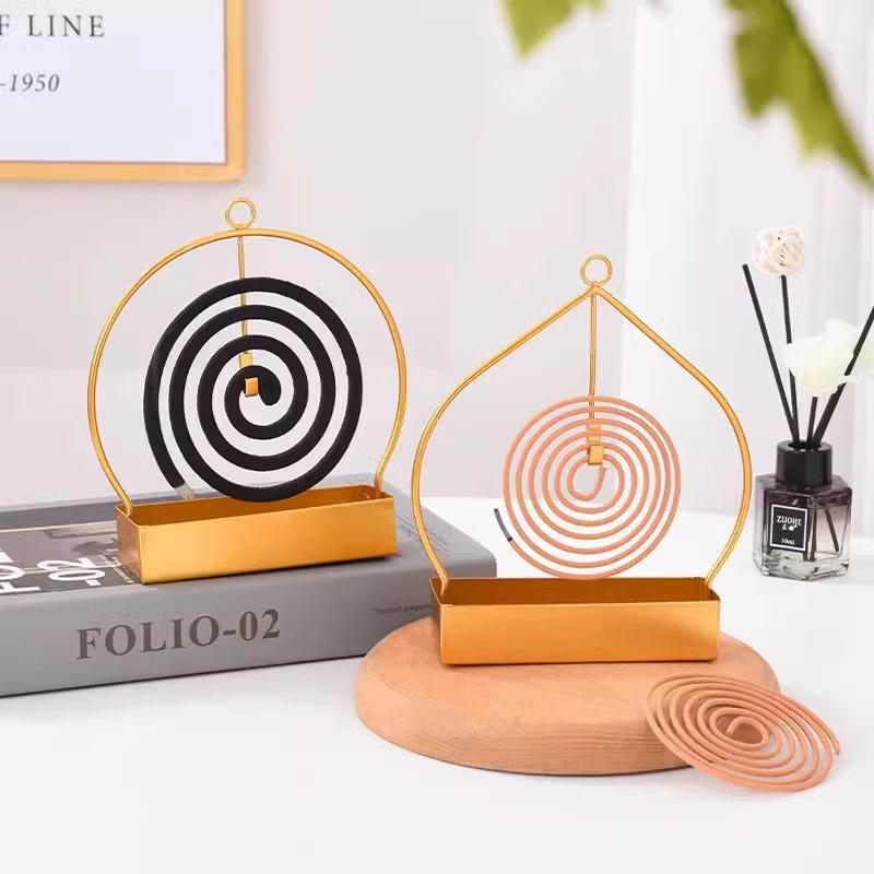 Fireproof Mosquito Repellent Incense Holder: Indoor Coil Tray & Censer Stand