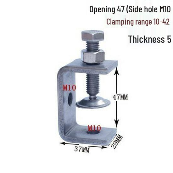 C304 Tiger Claw U-Shaped Stainless Steel Pipe Clamp