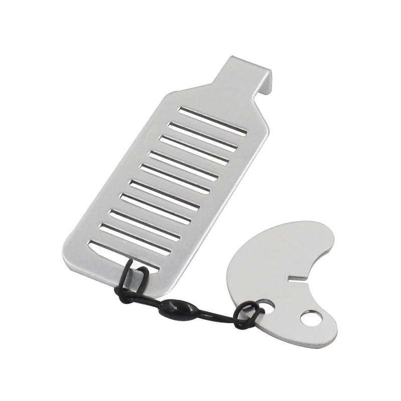 

Portable 8cm Stainless Steel Door Blocker, Anti-Theft Security Lock for Home, Hotel & Travel, Privacy Protection Tool