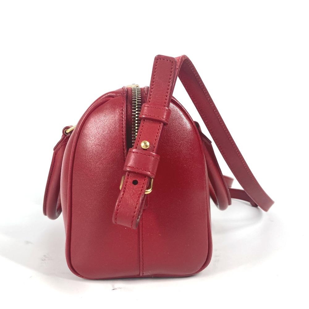 YVES SAINT LAURENT 330958 Baby Duffle Logo 2WAY Shoulder Bag Crossbody Hand Bag